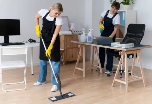 Nettoyage de bureau professionnel à Hinges
